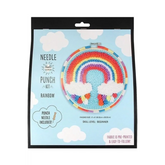 NEEDLE LICIOUS Needle Punch Kit 20.3 x 20.3 cm 8" x 8" - Rainbow